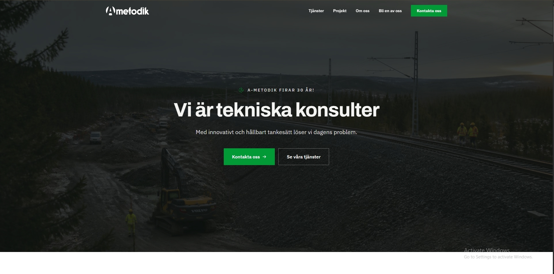 Hemsidan för A-Metodik
